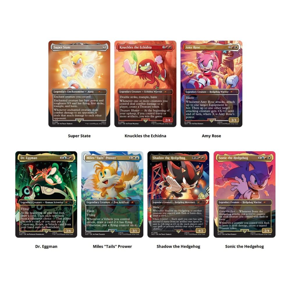 15f48ac83fae353f24dce1bac16c40c4-2 MTG - Secret Lair Sonic Legends Regular