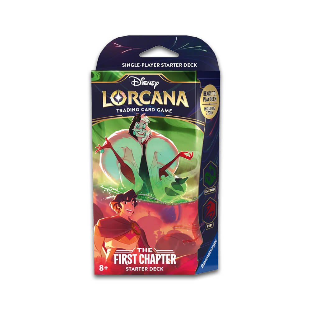 17d3c497661607455fd713c53945e1f4 Disney Lorcana The First Chapter Starter Deck - Emerald & Ruby
