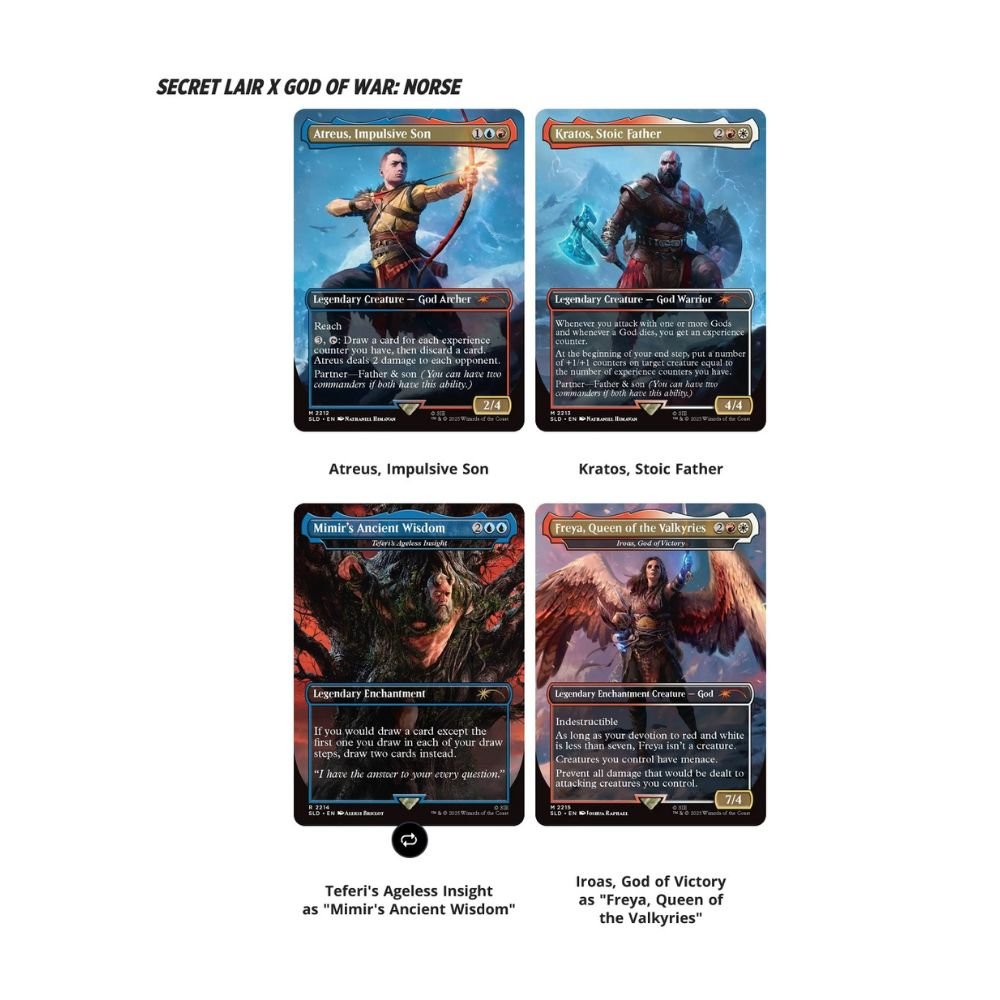 200eabf67e793654b2115cad5f15ae19 MTG Secret Lair: God Of War Redemption Regular (Norse)
