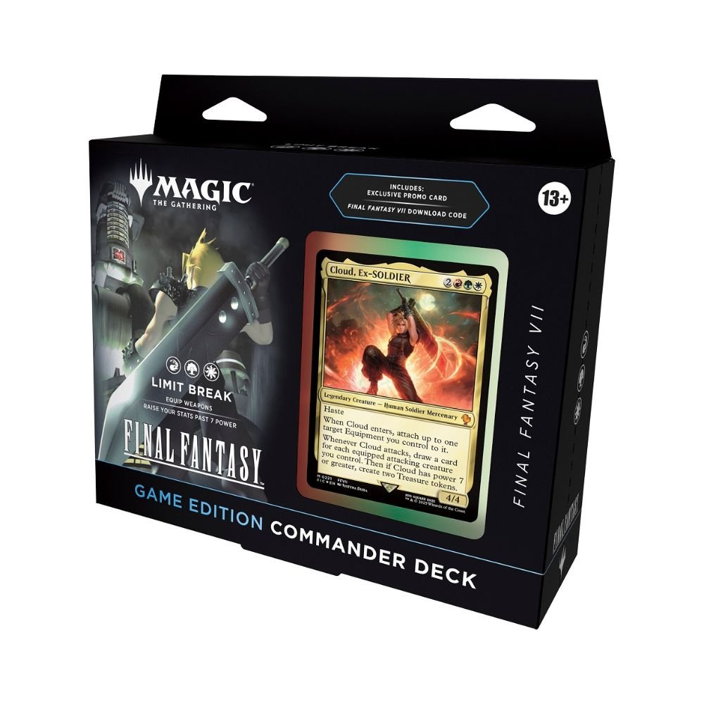 214b7a164ad907aaa8313f914272aedf-1 MTG - Final Fantasy - English Game Edition Commander Deck - VII Limit Break