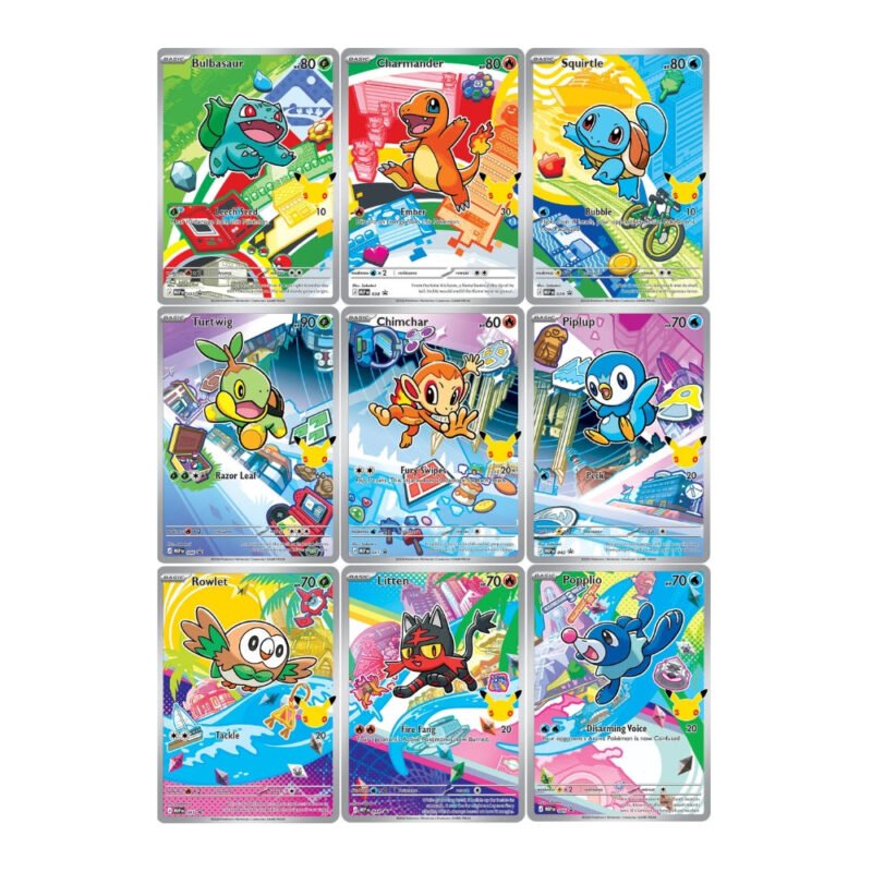 Pokemon First Partner Illustration Collection - Series 1