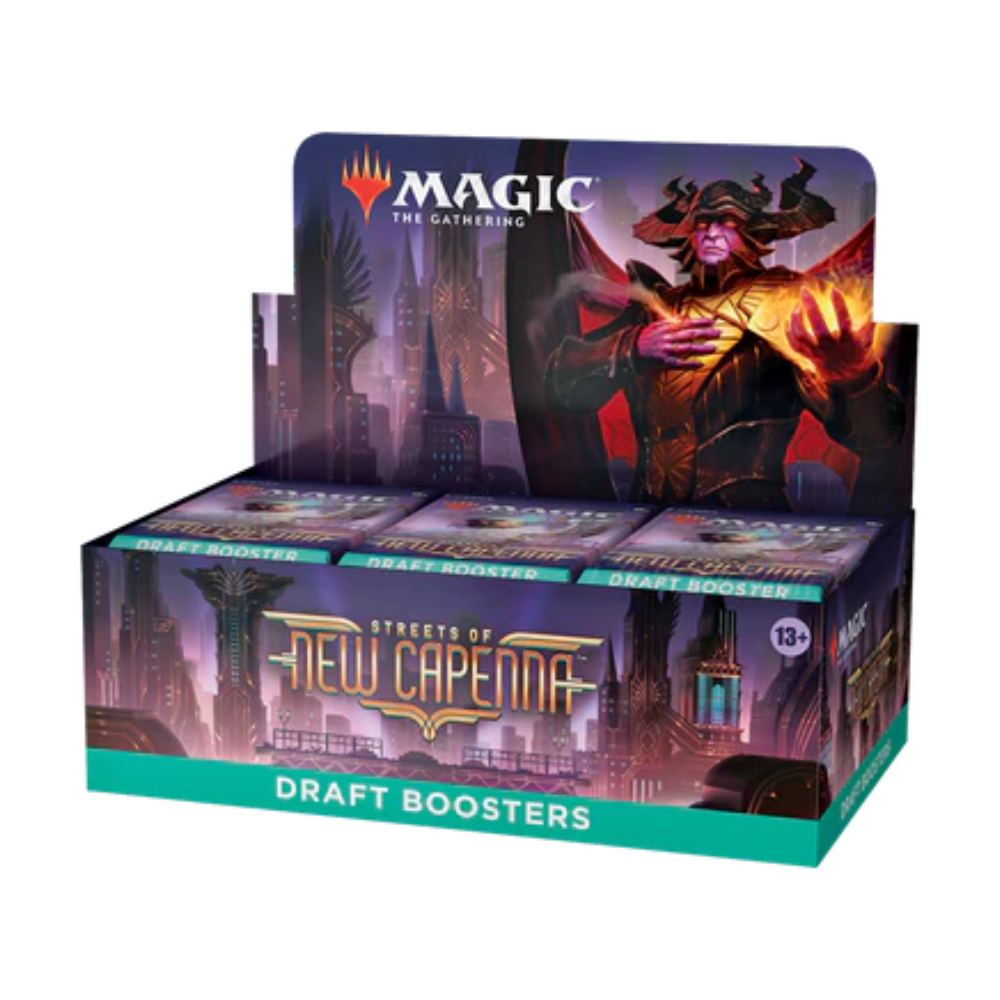 30e39febea5e17fae5e18b77ef43d531 MTG - Streets Of New Capenna - English Draft Booster Box