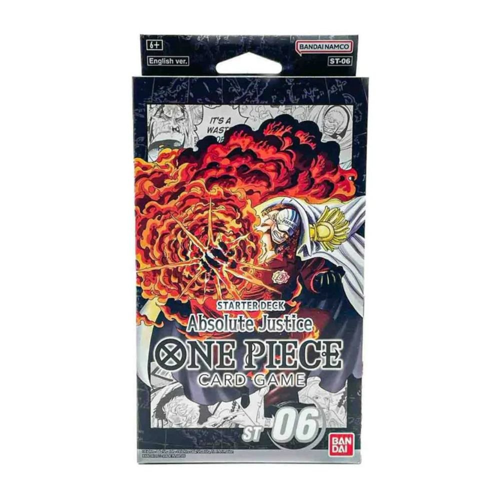 3599e7201f1bcb36427042a82753d5aa One Piece CG - ST06 - Absolute Justice Starter Deck