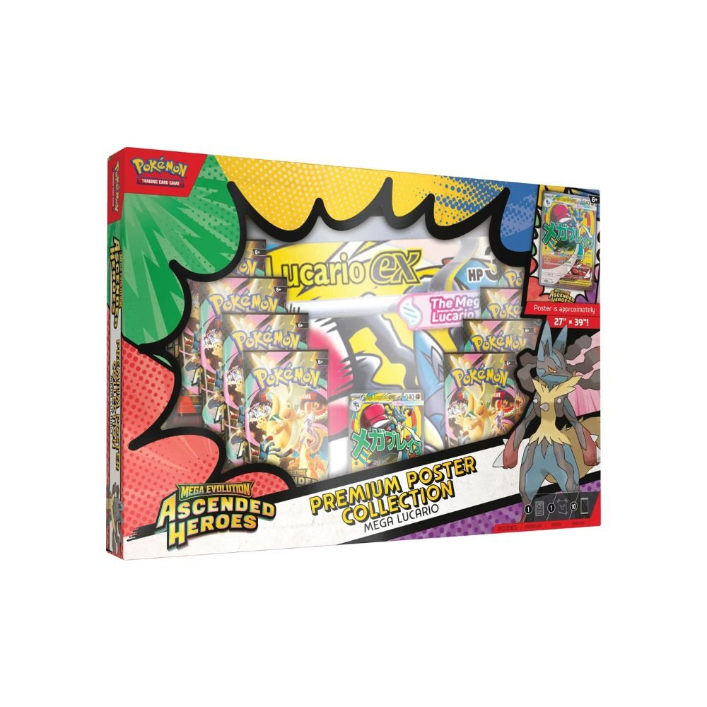 3b60faba248d4fa84cf786fe01dcca5a Pokemon Ascended Heroes Premium Poster Collection Lucario