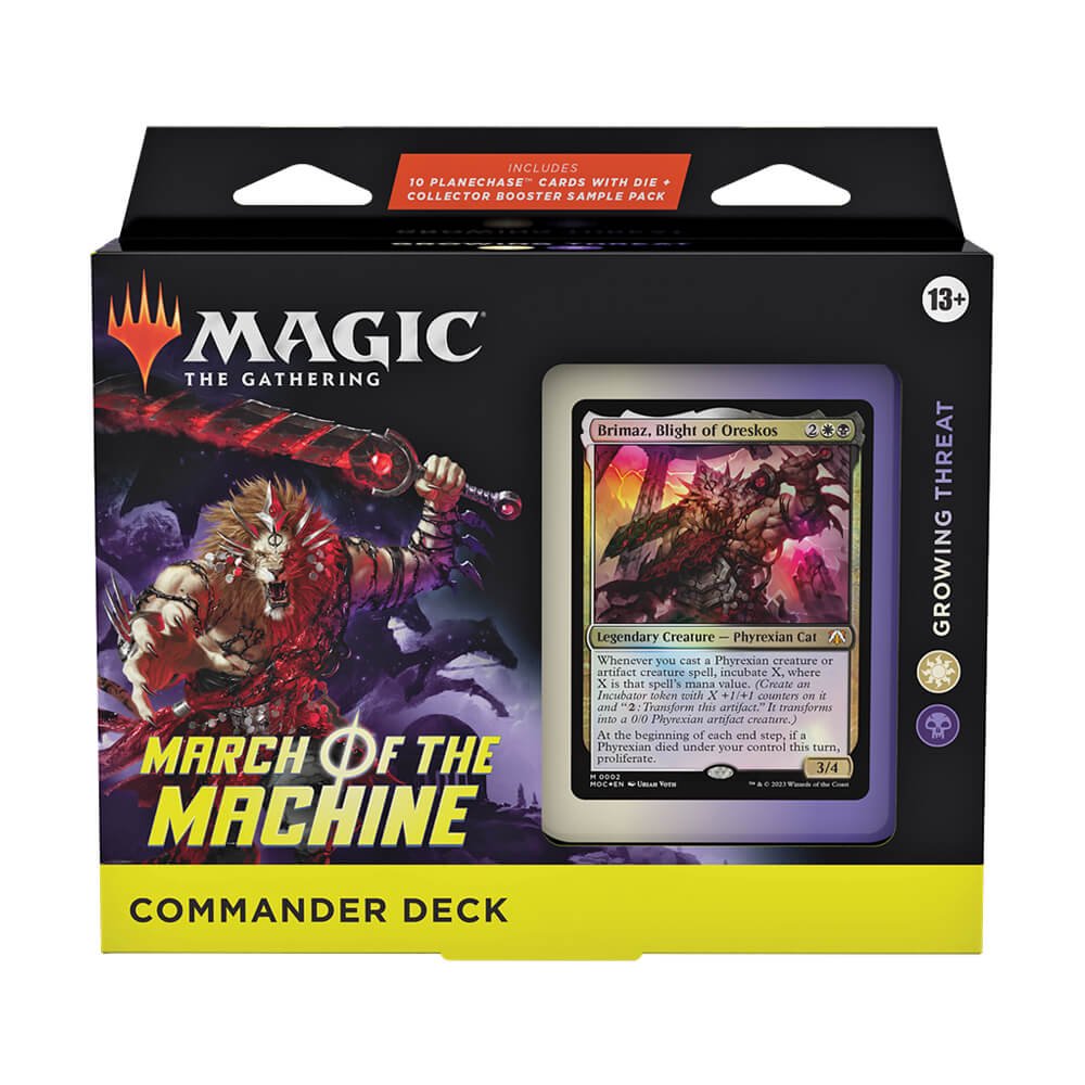 3f8aeb8b1ea3e78068f178ec5db62aae MTG - March of the Machine - English Commande Deck - Growing Threat