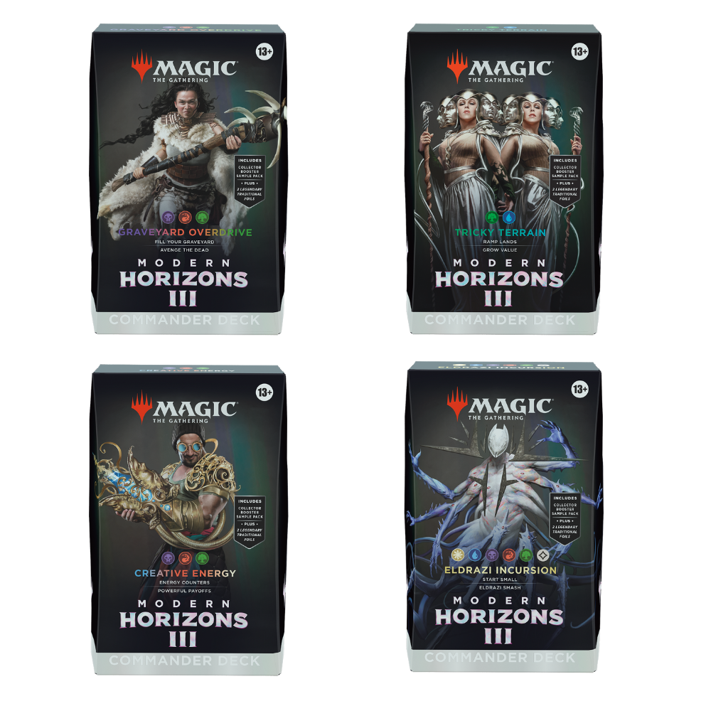 4598c68f4fd2123a49850d36f59ccf81 MTG - Modern Horizons 3 - English Commander Deck - Set of 4