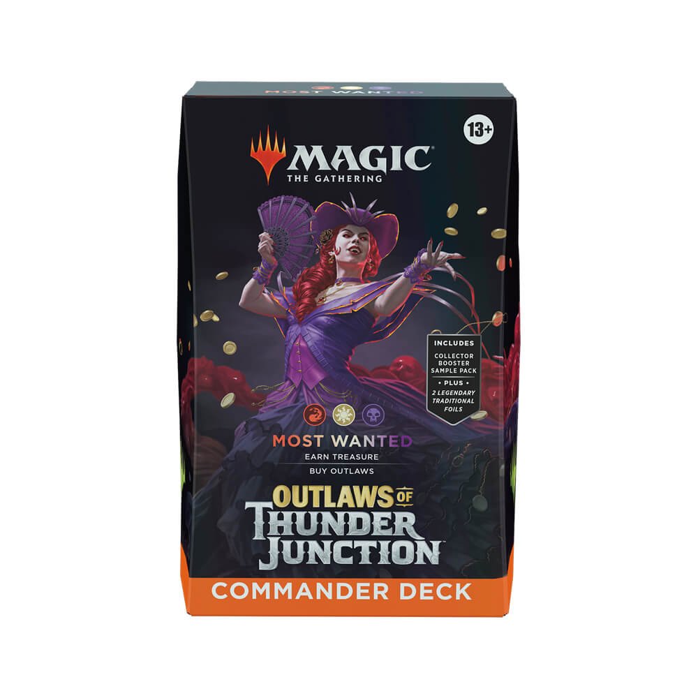 46493eb0800a855304ac658af5aff44c-1 MTG - Outlaws of Thunder Junction - English Commander Deck - Most Wanted