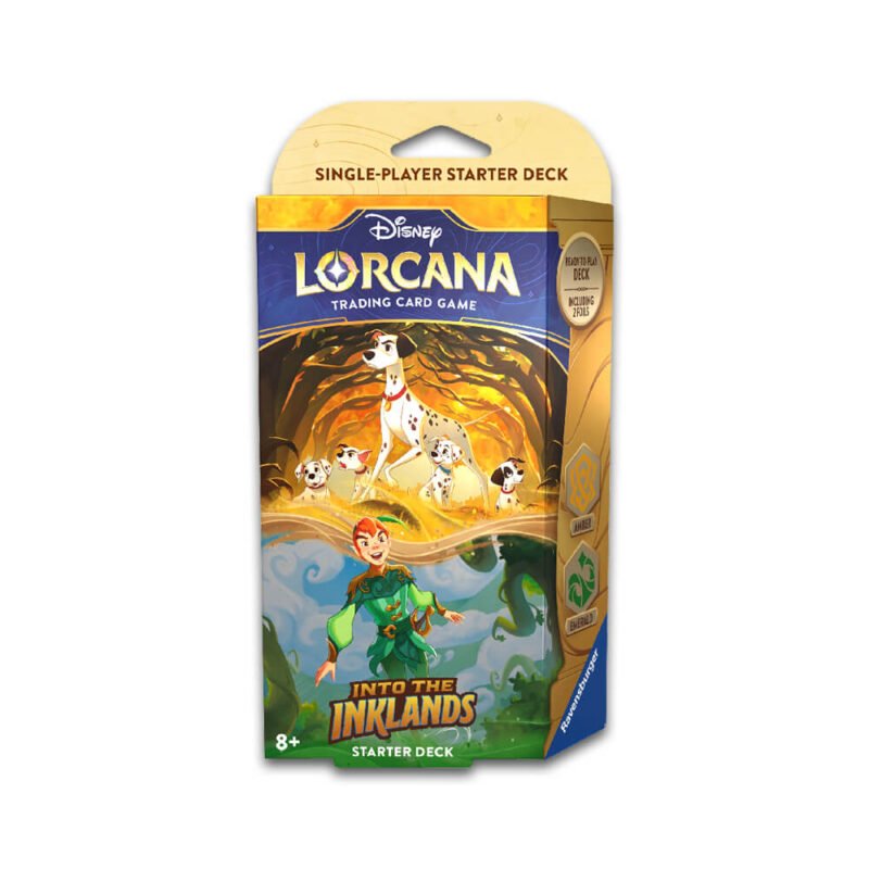 Disney Lorcana - Set 3 - Into The Inklands Starter Deck - Amber & Emerald