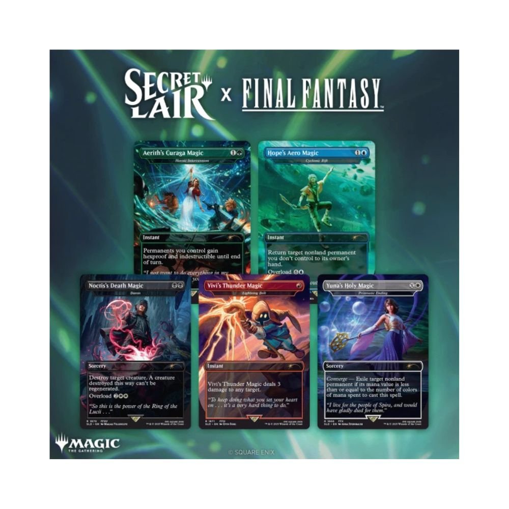 4ffdfa89b130374bad05e167cde74a9b MTG Secret Lair: Final Fantasy Grimoire (Non-Foil)
