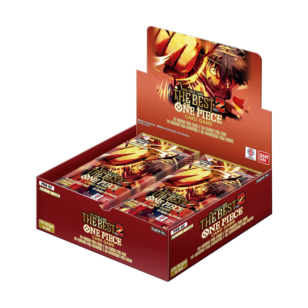 5a3fc54f28c9e7051aae7220c0c74aad One Piece CG - PRB02 - The Best Volume 2 Premium Booster Box