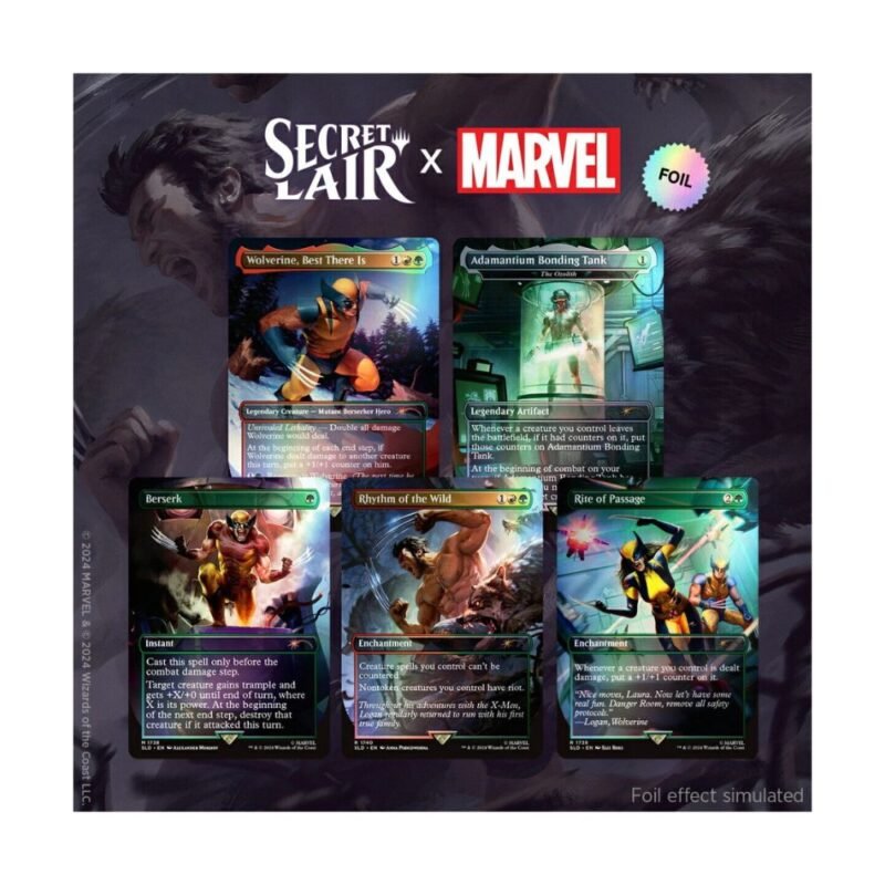 MTG Secret Lair: Marvel Arcana Signet Rainbow Foil Edition
