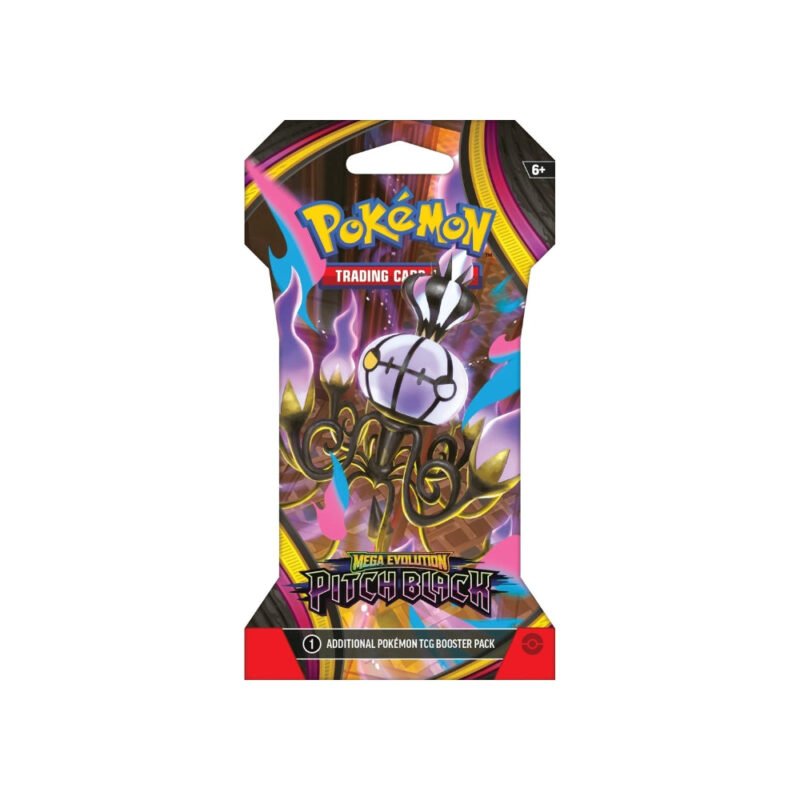 Pokemon Pitch Black Sleeved Booster Pack (Random Art)