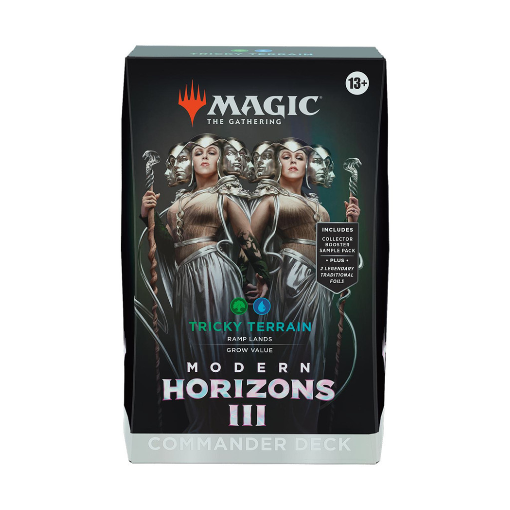 7609fc3e3d1fcc690c4427f31d1b11bc MTG - Modern Horizons 3 - English Commander Deck - Tricky Terrain
