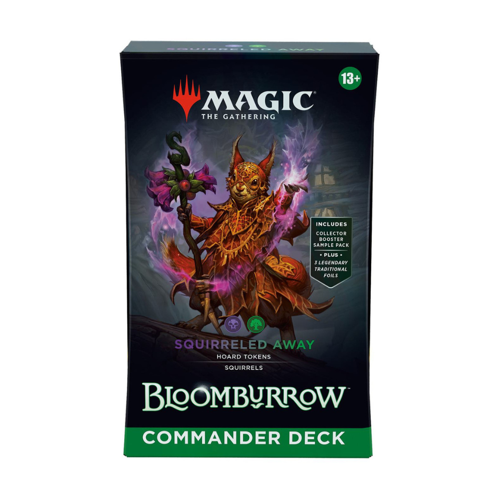 9d5dd89d878b59d53f458e59bae98ffc MTG - Bloomburrow - English Commander Deck - Squirreled Away