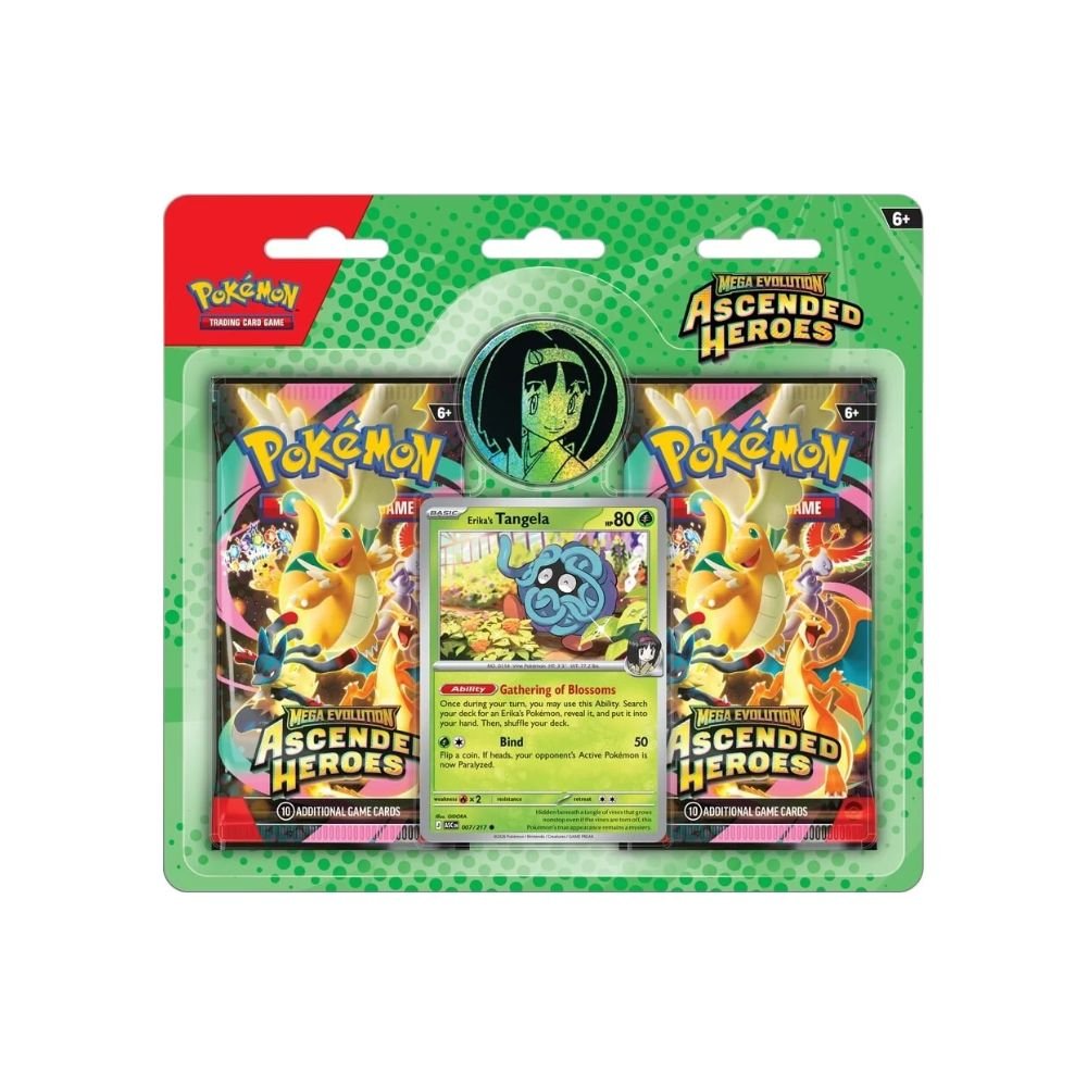 af2c5f4efcf79ac8761fa876800caaac Pokemon Ascended Heroes 2-Pack Blister Erika