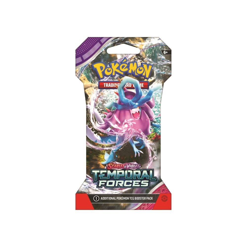 c1df2ab2ba3d3bd5c1e4baef6b05157f-1 Pokemon Temporal Forces Sleeved Booster Pack (Random Art)
