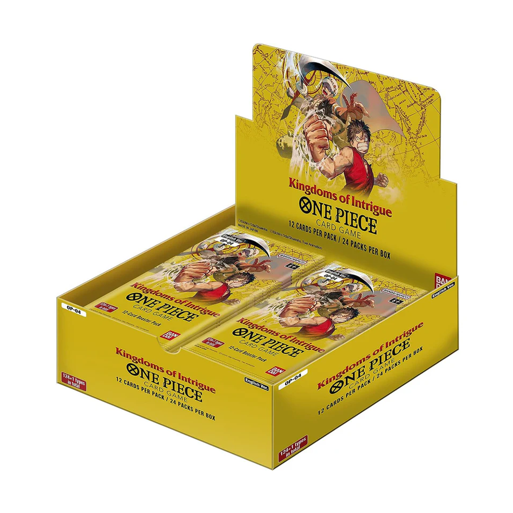 ce638639e5046eeaf955e0e10800c7fc One Piece CG - OP04 - Kingdoms Of Intrigue Booster Box