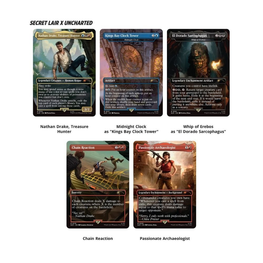 d8d3d375098441f31337d1dc50fb1105 MTG Secret Lair: Uncharted Saga Of Thieves Regular