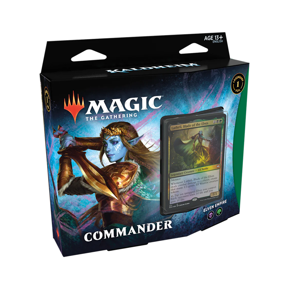 f19d4a14eb56f4751e0ace1ae270bc56 MTG - Kaldheim - Commander Deck - Elven Empire